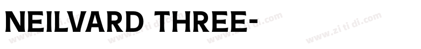 Neilvard Three字体转换 Neilvard Three字体转换